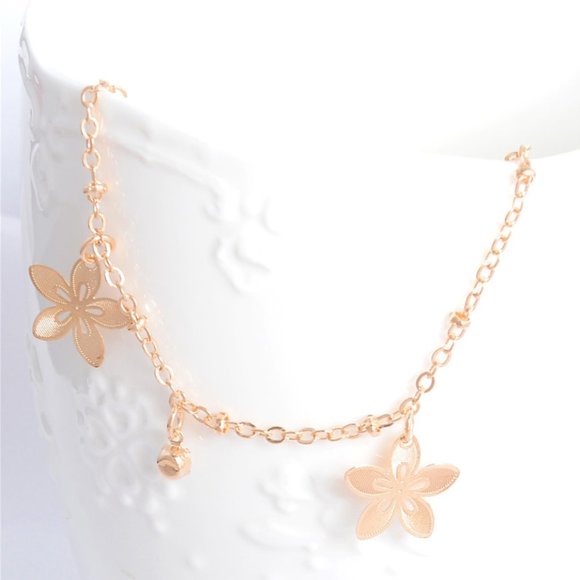 Sweet Simple Dragonfly Shape Anklets Chain - Picture 4 of 5